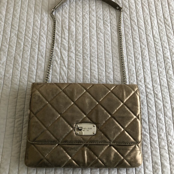Michael Kors Quilted Chain Shoulder Bag - Picture 1 of 14